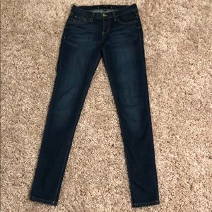 Size 25 straight blue jeans